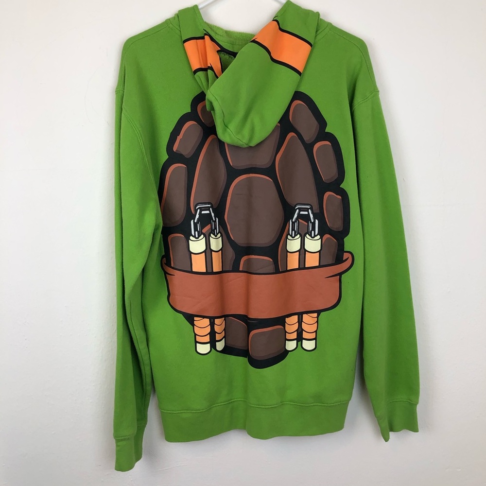 Nickelodeon Ninja Turtles Zip Up Jacket with Hood - Picture 2 of 4